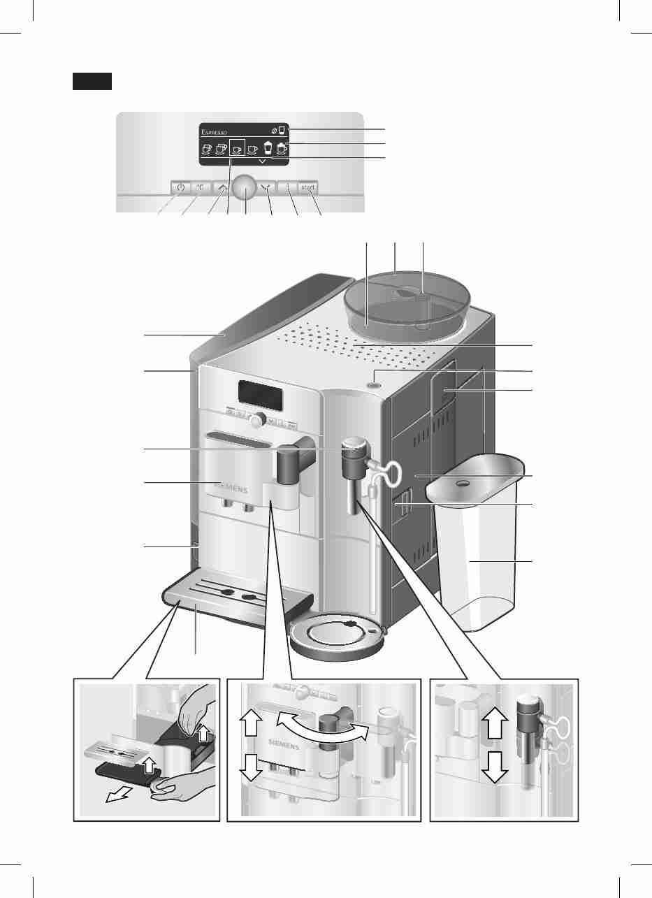 Кофемашина Эспрессо Siemens TK 73201RW / 19 бар / Эспрессо photo 2