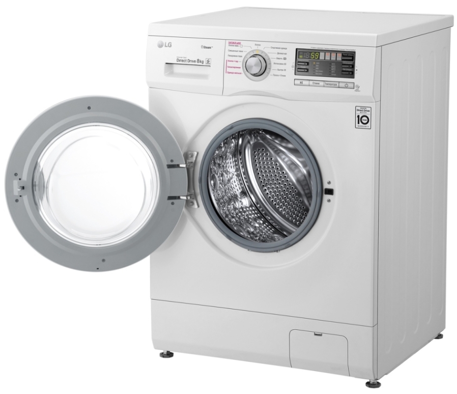 Стиральная машина LG F1296TDS1 8 кг / 1200 об/мин / A / Белый photo 11