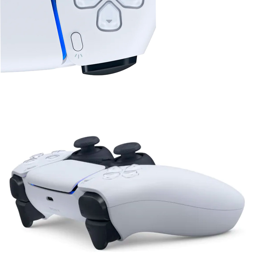 Игровая приставка Sony Playstation 5 Slim (Blu-Ray) White + Controller Dual Sense photo 3