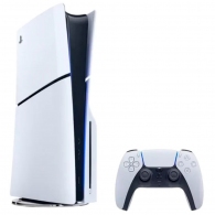 Игровая приставка Sony Playstation 5 Slim (Blu-Ray) White + Controller Dual Sense thumbnav 1