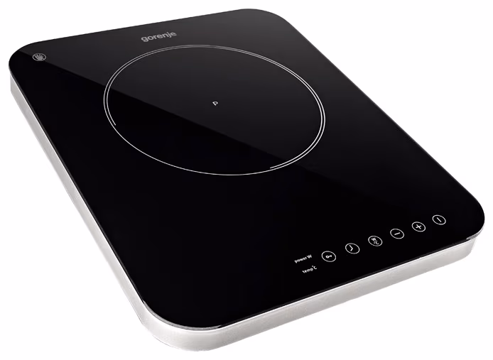 Plita de masa cu inductie Gorenje ICG2000SP, 1 arzatoare, 2000 W, Negru