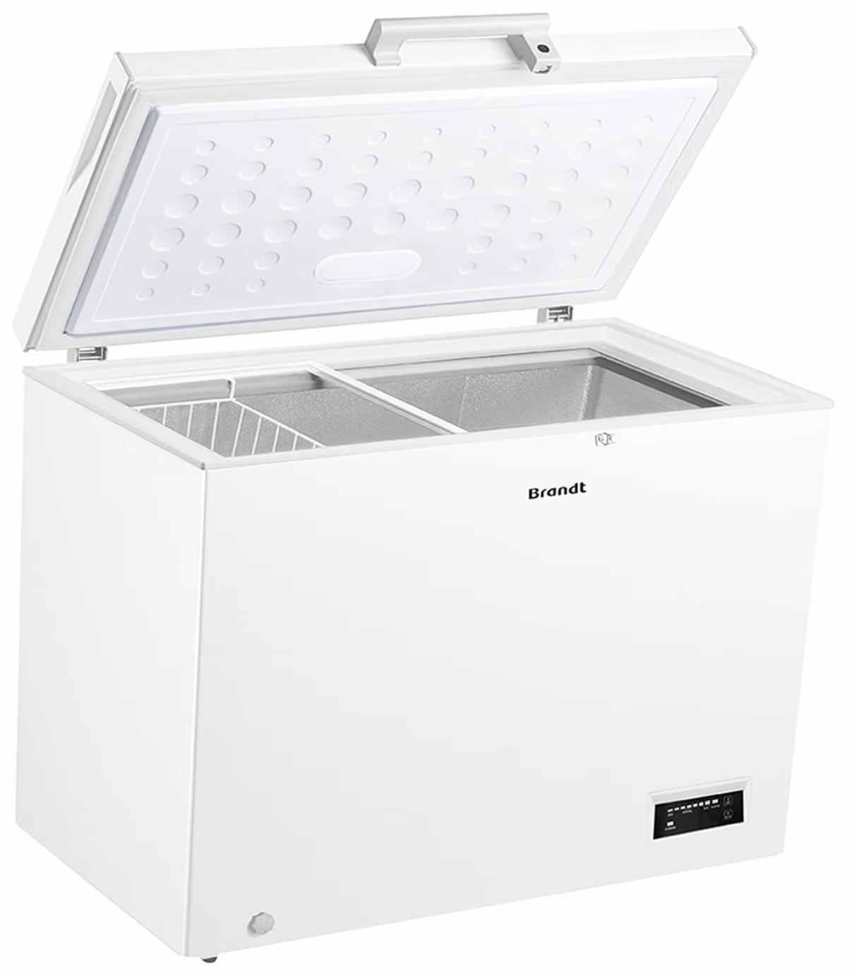 Lada frigorifica Brandt BFK747YSW, 307 l, 84.5 cm, A+, Alb 