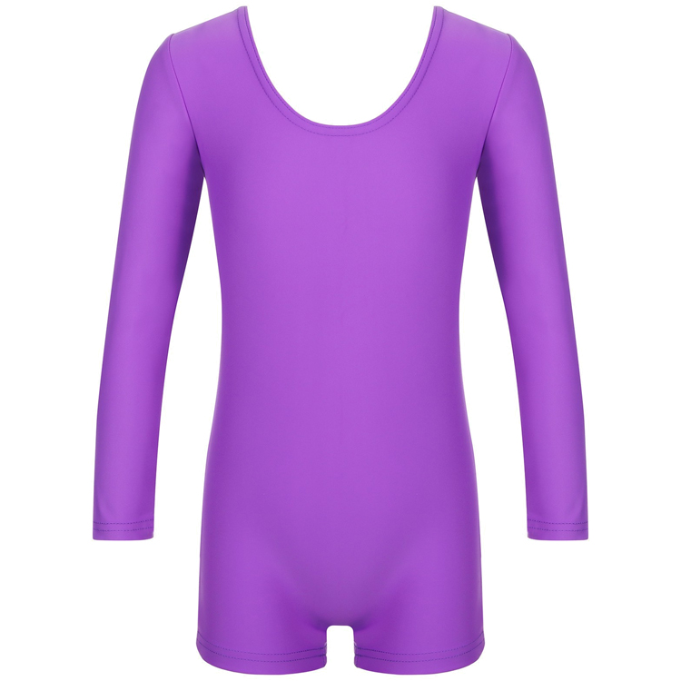 Купальник гимнастический с шортами длинный рукав Grace Dance Gymnastic leotard long sleeve with shorts photo 