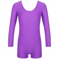 Купальник гимнастический с шортами длинный рукав Grace Dance Gymnastic leotard long sleeve with shorts thumbnav