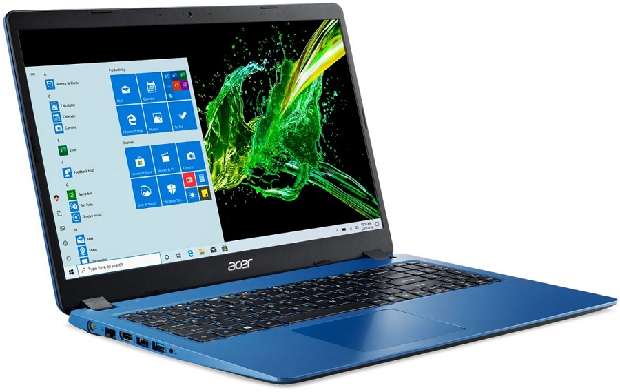 Laptop Acer Personal Aspire 3 A3155631T6 15.6” / 4 GB / 256 GB / Core i3 / UHD Graphics G1  / Albastru photo 3
