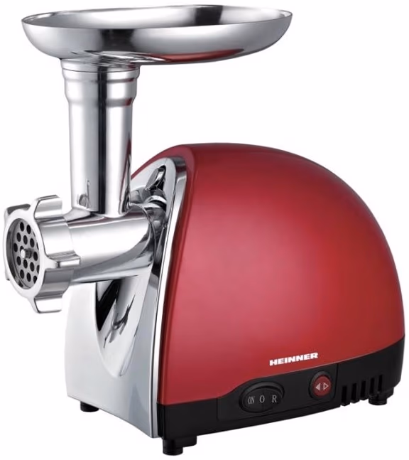 Tocator de carne Heinner MG1500TA, 2 kg/min, 1600 W, Alte culori 