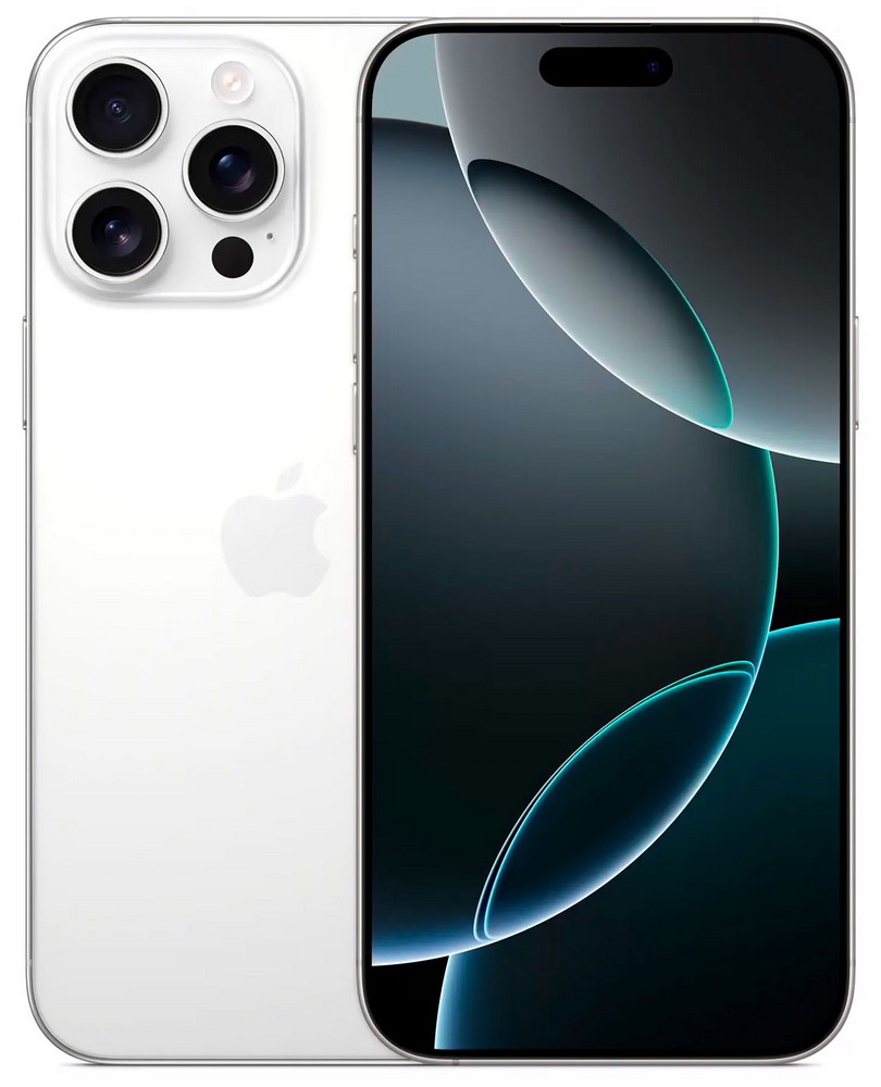 Смартфон Apple iPhone 16 Pro Max / 6.9'' / 8 ГБ / 256 ГБ / White Titanium photo 1