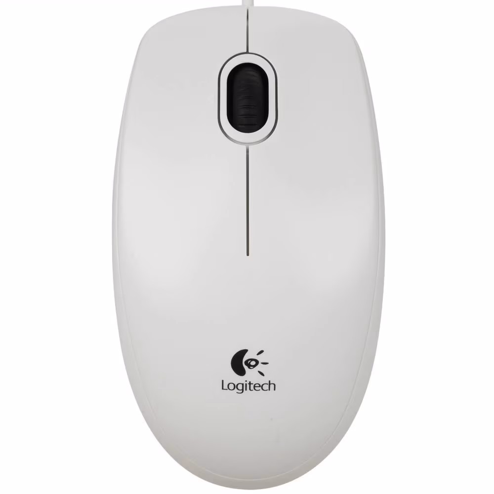 Mouse Logitech B100 white USB 