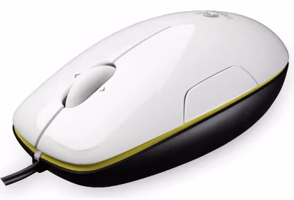 Mouse cu fir Logitech LS1 white 