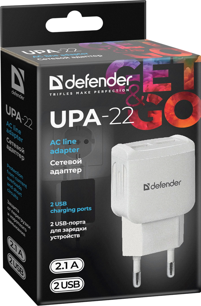 Зарядное устройство для телефона Defender EPA-02 photo 3