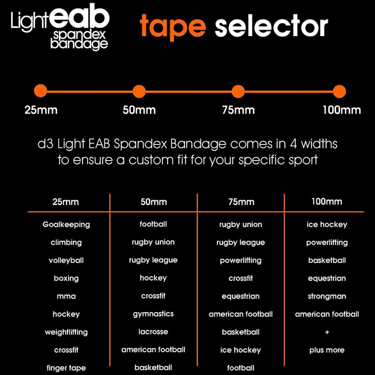 Banda de fixare d3 Light EAB Spandex Bandage 75mm photo 4