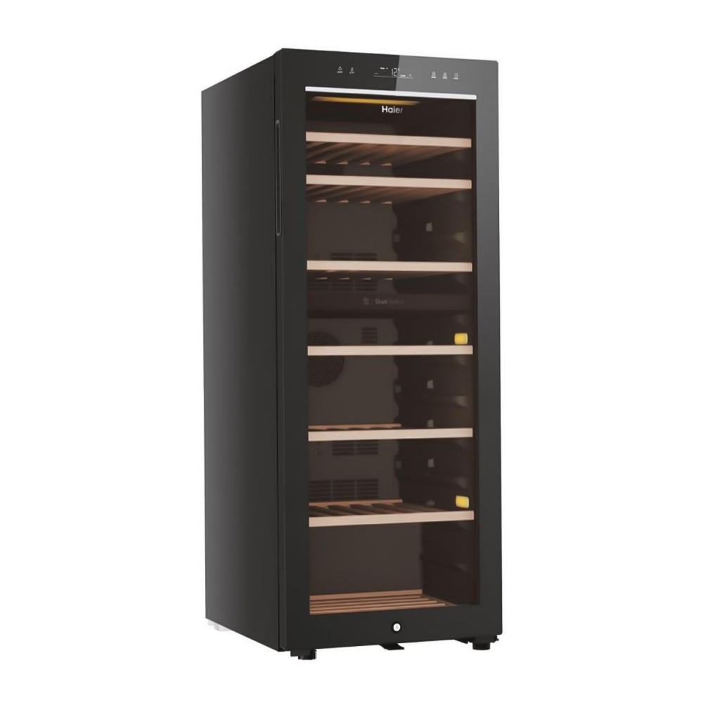 Frigider de vin Haier HWS77GDAU1 / 77 sticle / 127 cm / G / Negru photo 3