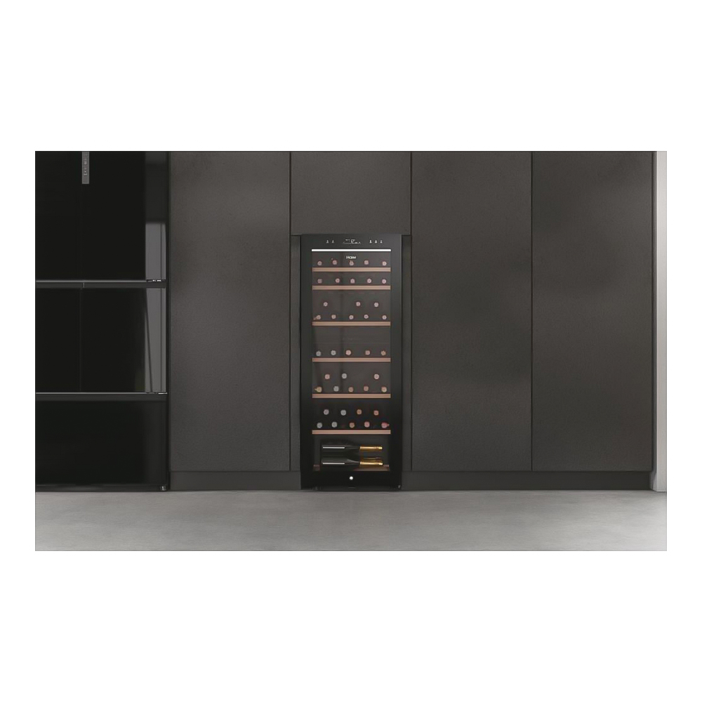 Frigider de vin Haier HWS77GDAU1 / 77 sticle / 127 cm / G / Negru photo 7