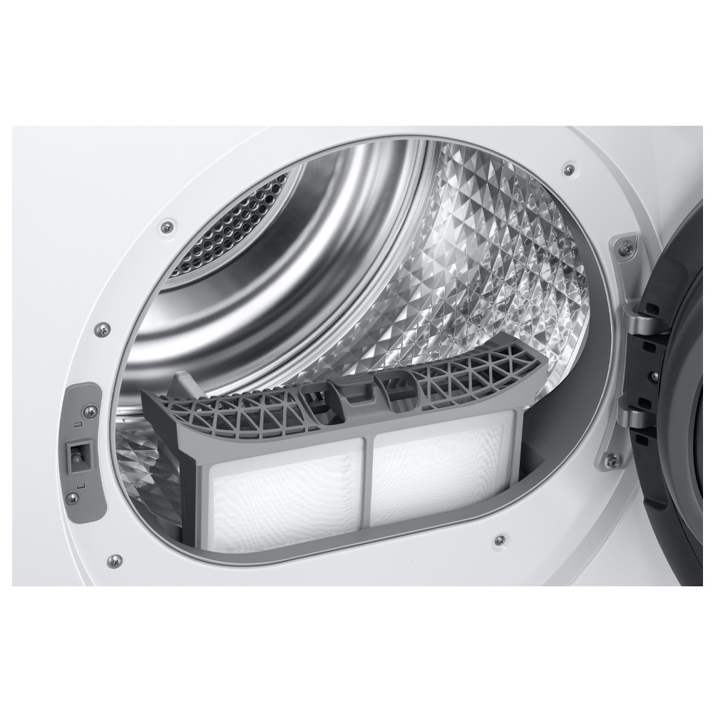 Masina de uscat rufe Samsung DV90DG6845LEU4 / 9 kg / A / Alb photo 4