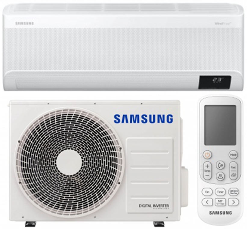 Кондиционер Samsung AR24BXHCNWKNUA 24000 BTU / 70 м2 / Инверторный / Wi-Fi R32 / A++ photo 1