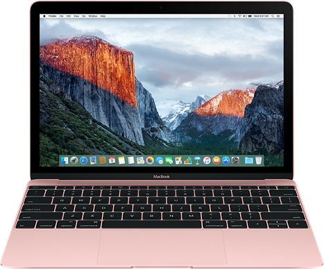 Laptop Apple Ultrabook Macbook MacBook 12" Retina MMGL2RU/A ROSE GOLD 12” / 8 GB / 256 GB / Core M3 / HD Graphics 515 / Auriu si roz photo 1