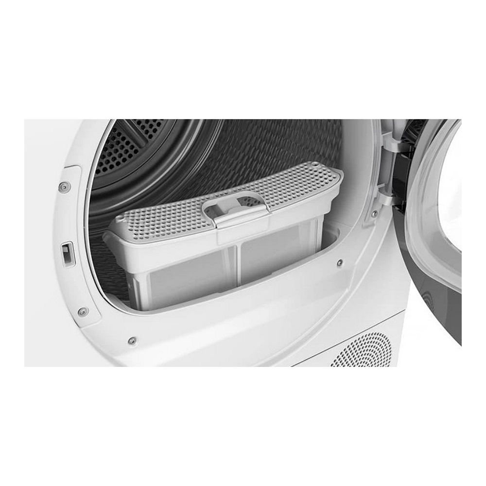 Masina de uscat rufe Bosch WQG14210UA / 9 kg / D / Alb photo 3