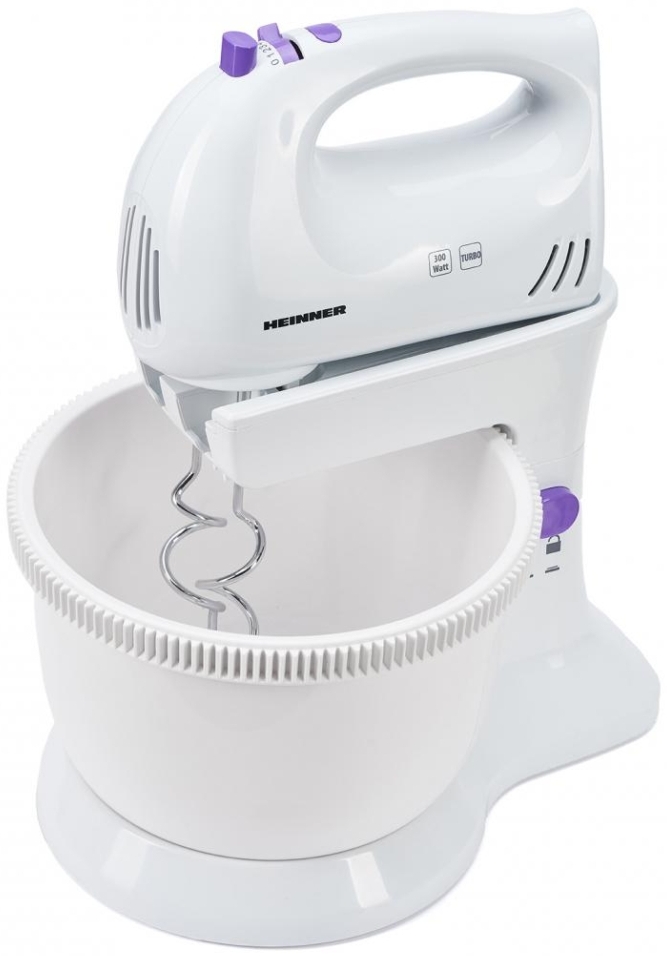 Миксер Стационарный Heinner HMB350UV / 5 скоростей / Белый photo 3