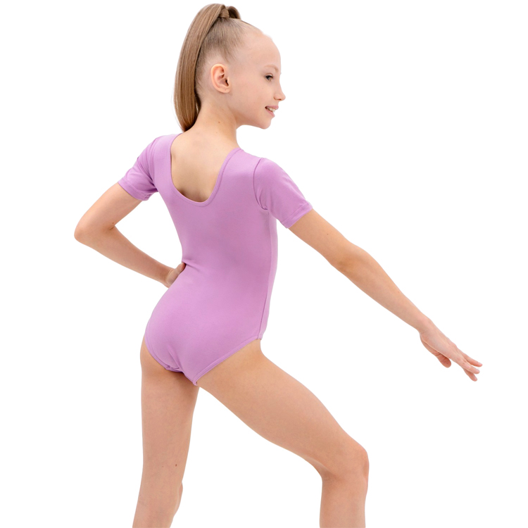 Купальник гимнастический короткий рукав Grace Dance Leotard photo 4