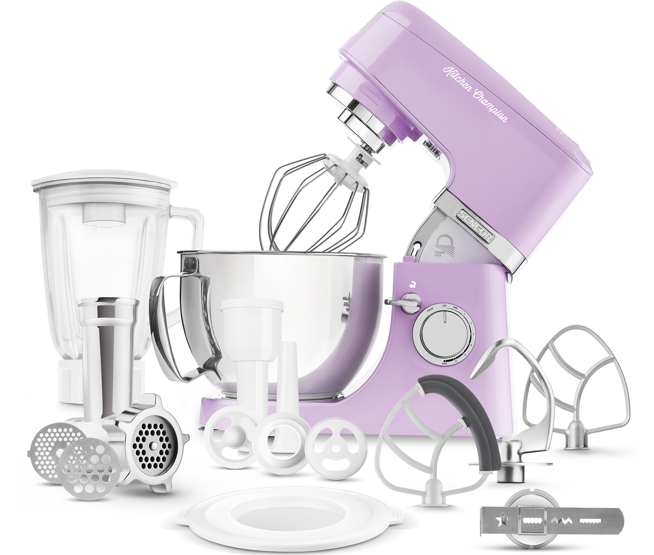 Robot de bucatarie Sencor STM6355VT, 4500 ml, 1000 W, 8 trepte viteza photo 1