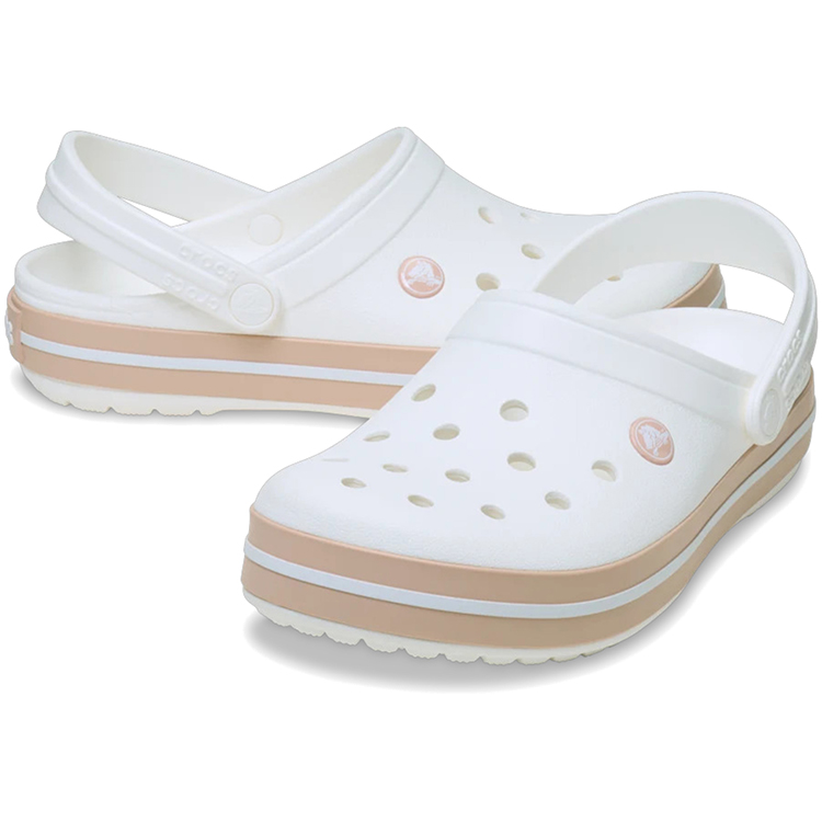 Шлепанцы Crocs Crocband / Женский / 38-39 / Белый photo 2