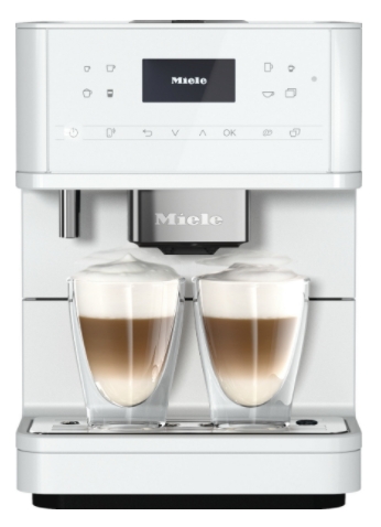 Aparat de cafea Miele CM6160 Lotos white photo Aparat de cafea Miele CM6160 Lotos white photo