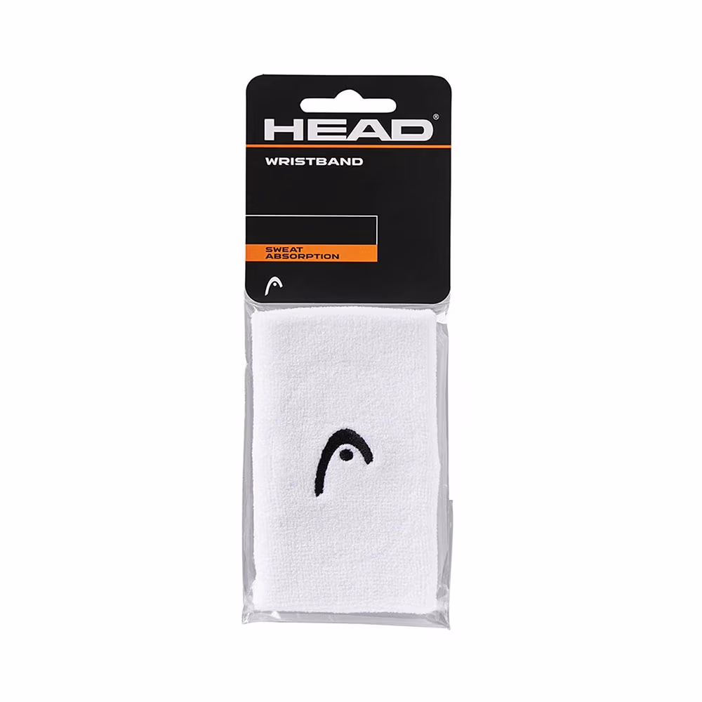 Wristwraps HEAD 285070 MANSETE TENIS 5 HEAD 2BUC ALB 