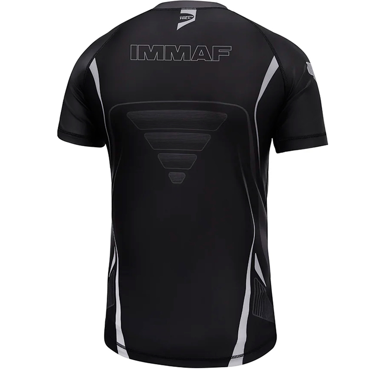 Tricou bărbătesc Green Hill IMMAF M Negru-alb photo 2