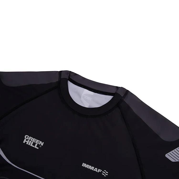 Tricou bărbătesc Green Hill IMMAF M Negru-alb photo 3