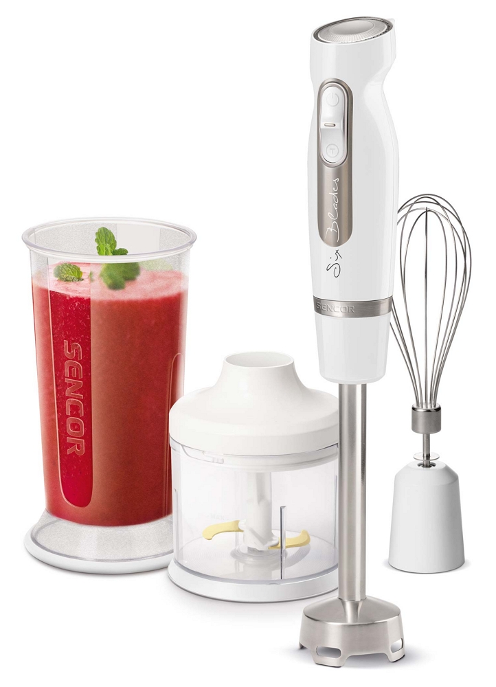 Blender Submersibil Sencor SHB 4460WH Alb / 21 viteze / 700 ml photo 1