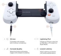 Геймпад Backbone PlayStation Edition White (BB-02-W-S) thumbnav 2