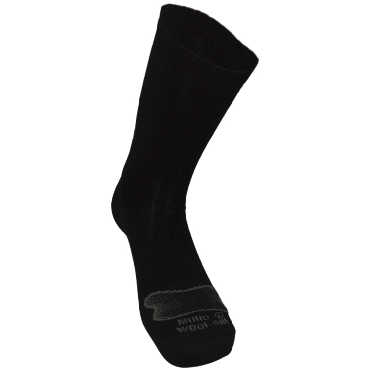 Носки Унисекс Mund Socks 906 WOOL/SILK 34-37 Черный photo 3