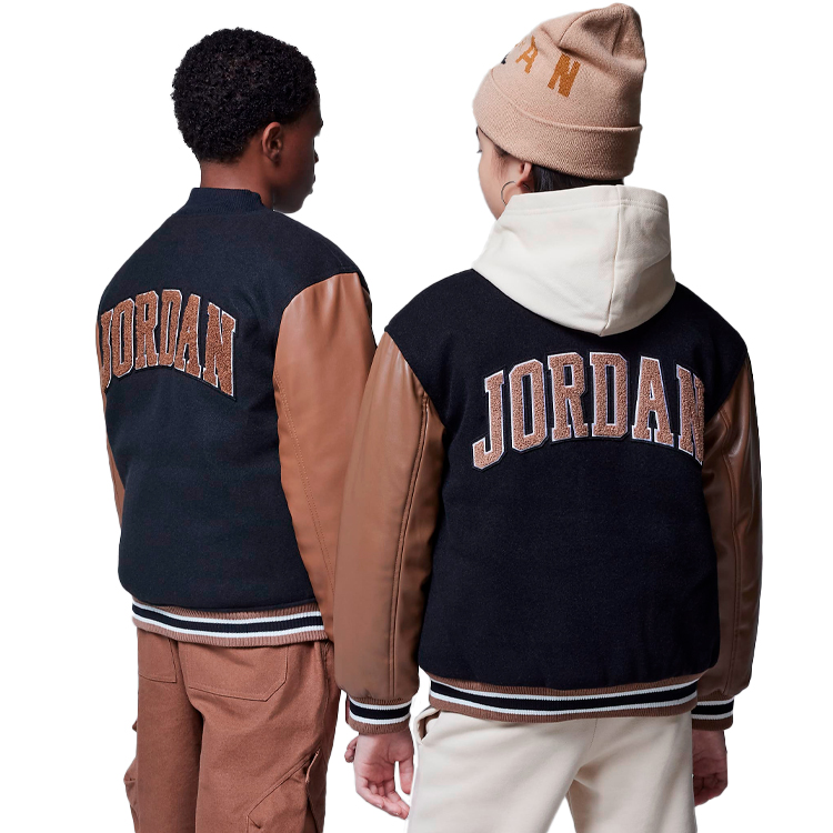 Куртка Nike JORDAN VARSITY / Мужской / M / Черный/Коричневый photo 3