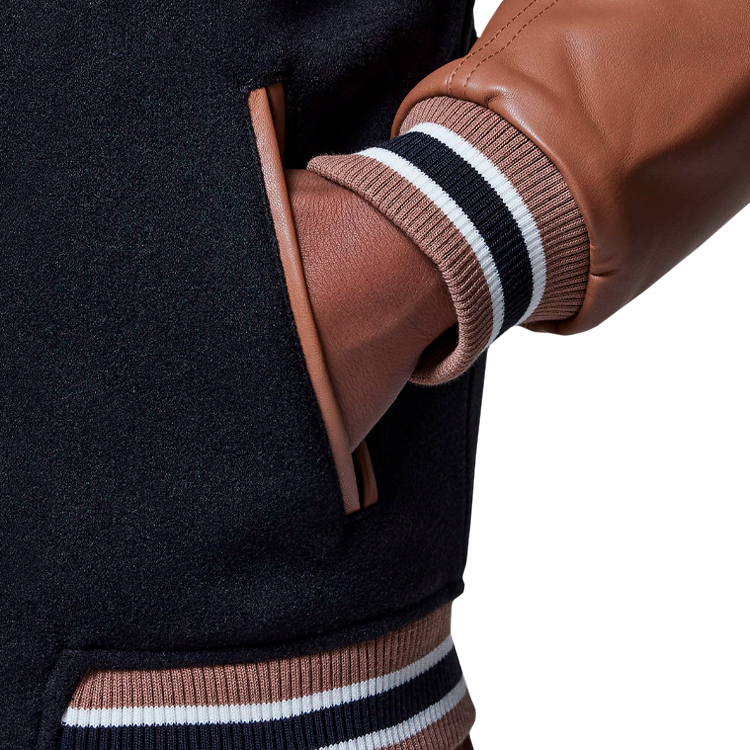 Куртка Nike JORDAN VARSITY / Мужской / M / Черный/Коричневый photo 4