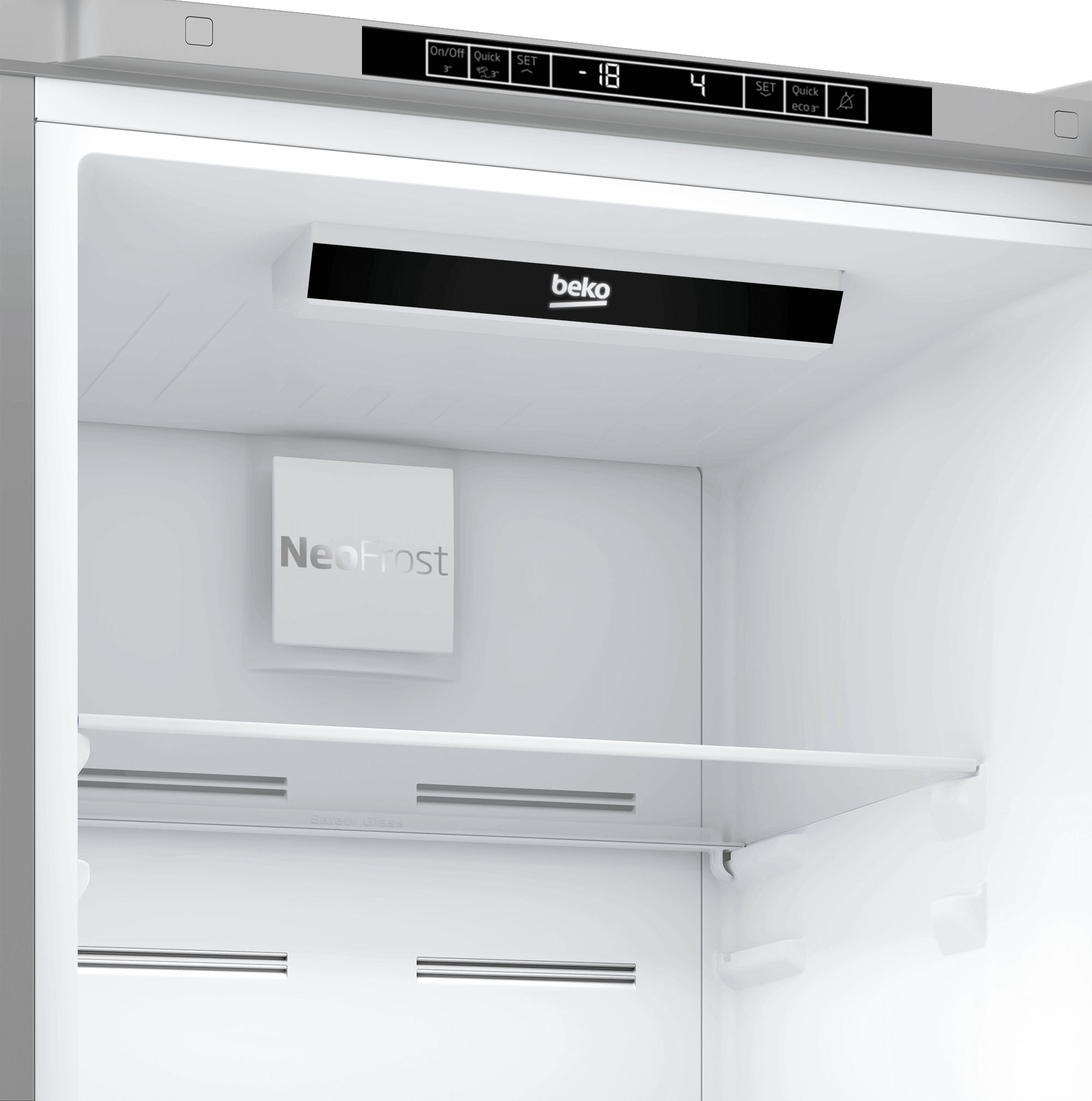 Холодильник двухдверный Beko RCNA406I30XB / 362 л / 201 см / A++ / Серый photo 4