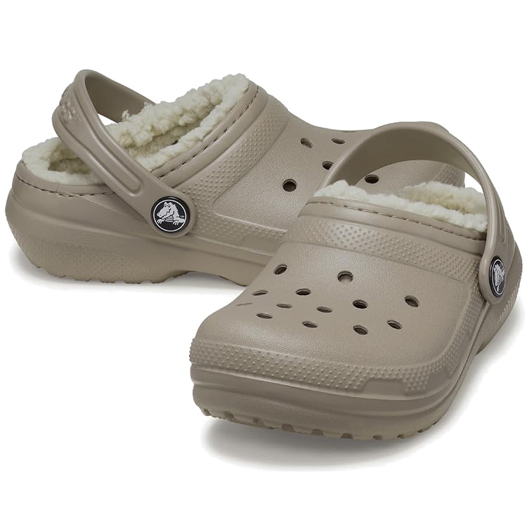 Шлепанцы Crocs Classic Lined Clog T / Мужской / 24-25 / Коричневый photo 3