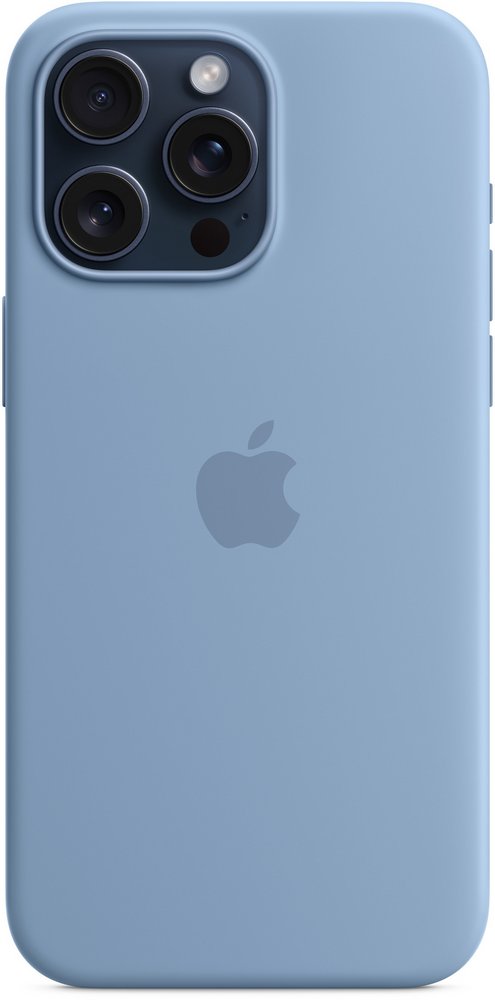 Чехол Для смартфона Apple iPhone 15 Pro Max Silicone Case Winter Blue (MT1Y3ZM) Синий photo 2