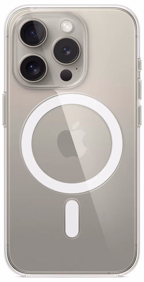 Husa Apple iPhone 15 Pro Clear Case with MagSafe (MT223ZM) 