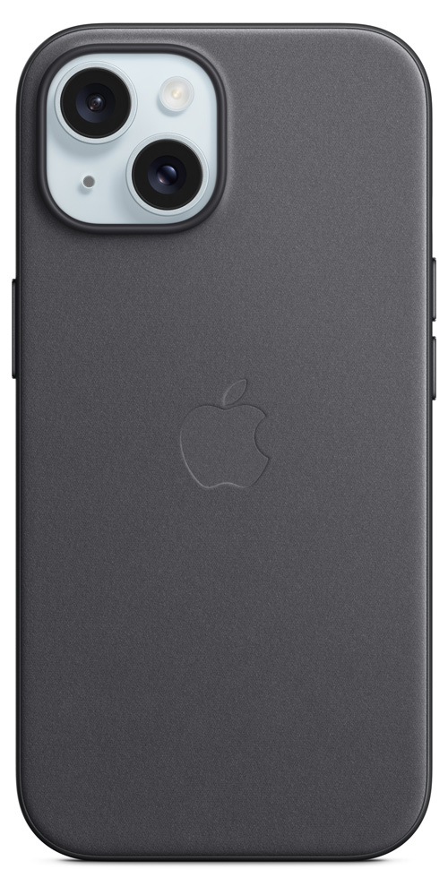 Husa Apple iPhone 15 FineWoven Case Black (MT393ZM) photo Husa Apple iPhone 15 FineWoven Case Black (MT393ZM) photo