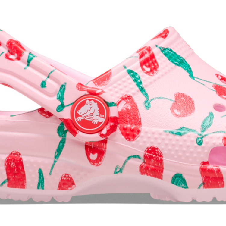 Slapi Crocs Classic Fresh Fruits Clog T / cm / Roz-rosu photo 5