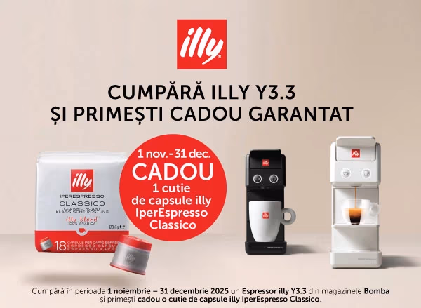 Espressoare Illy cu cadou – primesti cafea capsule gratuit! Espressoare Illy cu cadou – primesti cafea capsule gratuit!