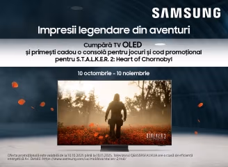 Cumpără TV Samsung OLED și primești PlayStation 5 Slim cadou Cumpără TV Samsung OLED și primești PlayStation 5 Slim cadou