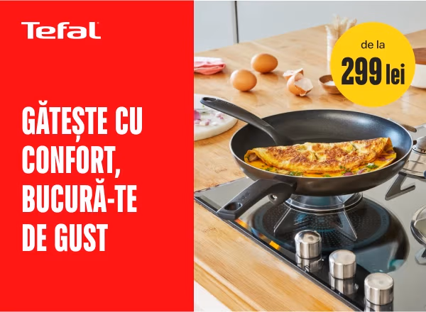 Înoim bucătăria cu Tefal: reduceri la veselă și accesorii