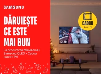 Cumpărați un televizor Samsung și primiți în cadou suport TV! Cumpărați un televizor Samsung și primiți în cadou suport TV!