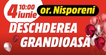 Deschiderea grandioasă în or. Nisporeni! Deschiderea grandioasă în or. Nisporeni!