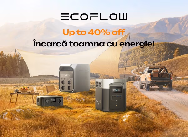 Reduceri până la 40% la stații portabile EcoFlow! Reduceri până la 40% la stații portabile EcoFlow!