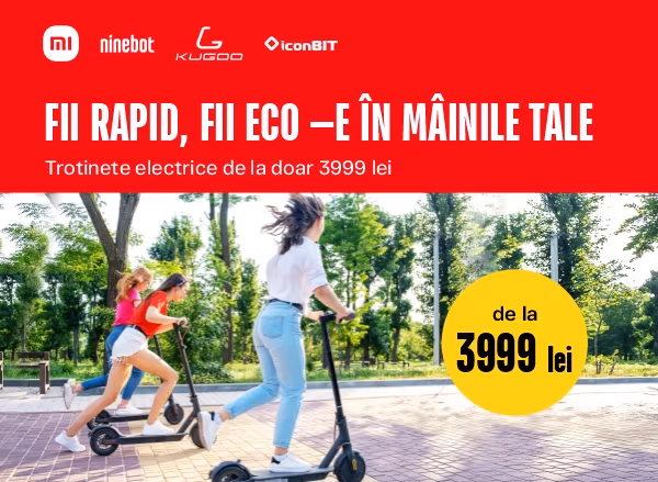 Reduceri la trotinete electrice!
