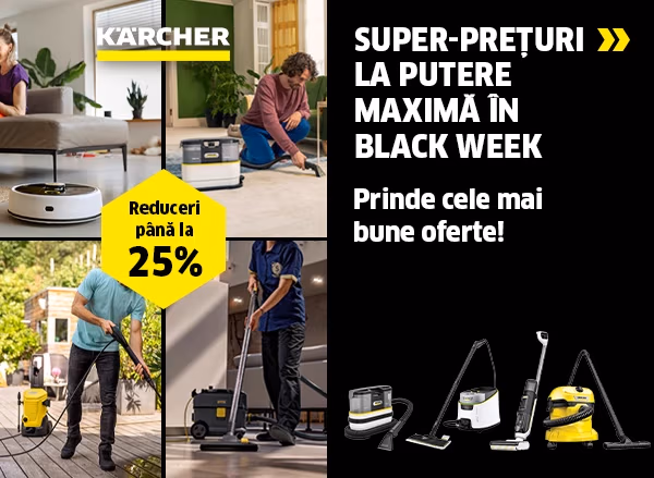 Karcher Black Friday 2025 — putere maximă la reduceri până la 25% Karcher Black Friday 2025 — putere maximă la reduceri până la 25%