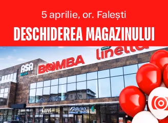 Deschiderea grandioasă a magazinului BOMBA în Fălești! Deschiderea grandioasă a magazinului BOMBA în Fălești!